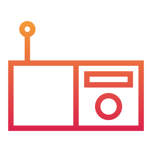 Radio Generic Gradient icon