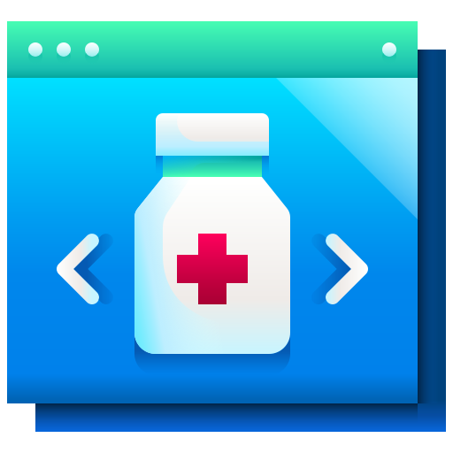 farmacia online Generic Flat Gradient icono