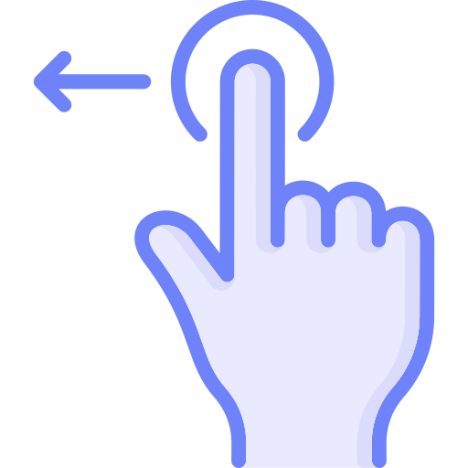 Hand Generic Blue icon