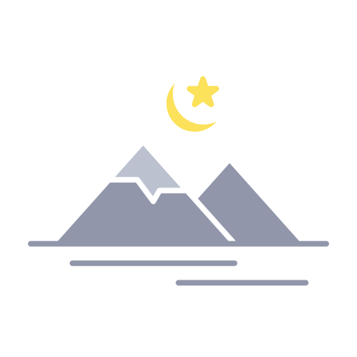 風景の夜 Generic Flat icon