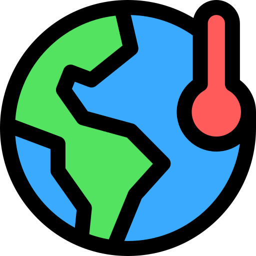 Global warming Generic Outline Color icon