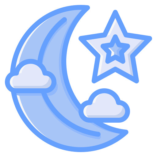 半月 Generic Blue icon