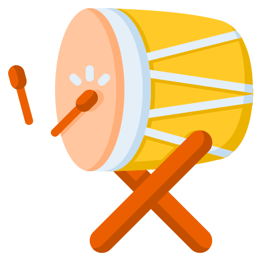 Drum Generic Flat icon