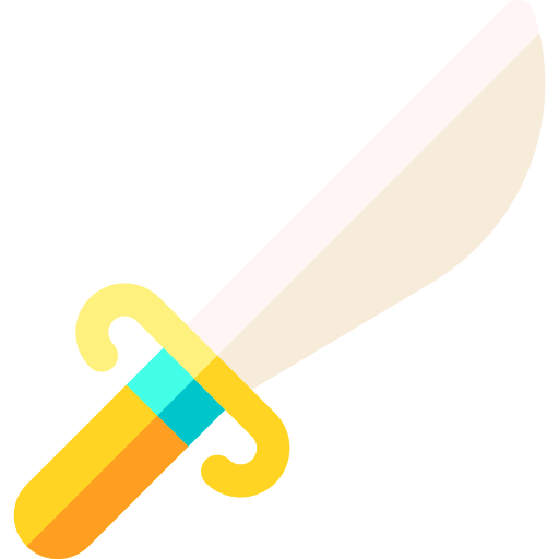 Sword Basic Rounded Flat icon