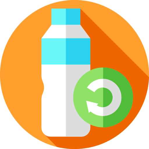 Recycle Flat Circular Flat icon
