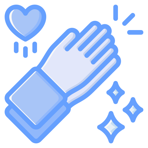 Praying Generic Blue icon