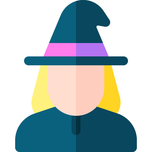 Witch Basic Rounded Flat icon