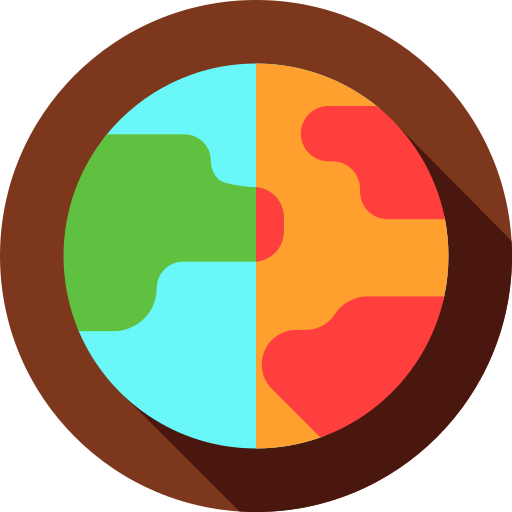 Global warming Flat Circular Flat icon