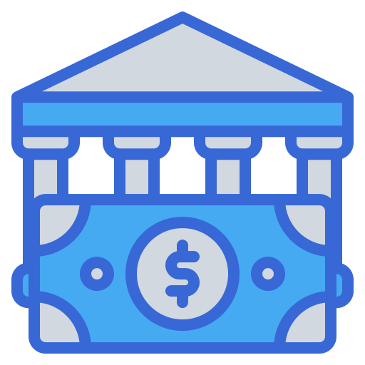 bank Generic Blue icon