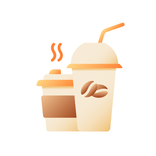 koffie menu Generic Flat Gradient icoon