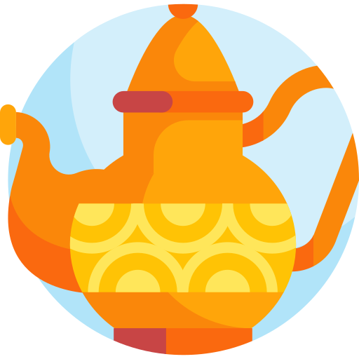Teapot Detailed Flat Circular Flat icon