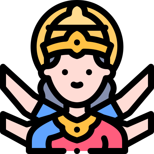 durga Detailed Rounded Lineal color icon
