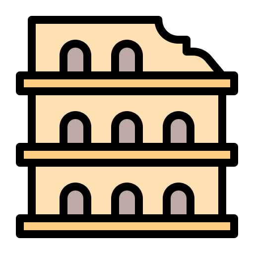 コロッセオ Generic Outline Color icon
