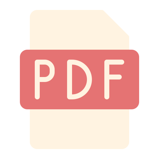fichier pdf Generic Flat Icône