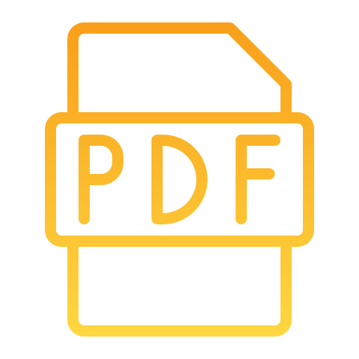 ficheiro pdf Generic Gradient Ícone