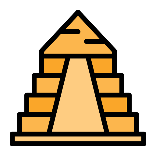 pirâmide Generic Outline Color Ícone