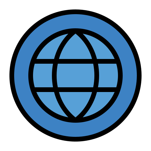 weltweites netz Generic Outline Color icon