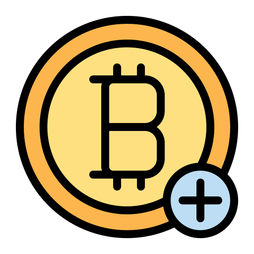bitcoin Generic Outline Color icona