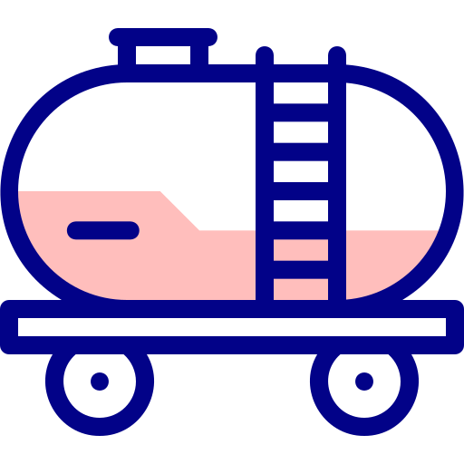 wagon-cysterna Detailed Mixed Lineal color ikona