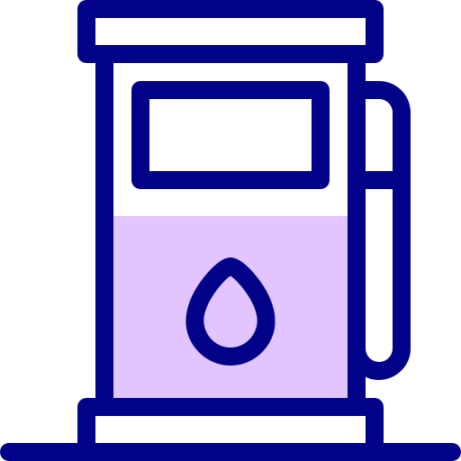 pompa paliwowa Detailed Mixed Lineal color ikona