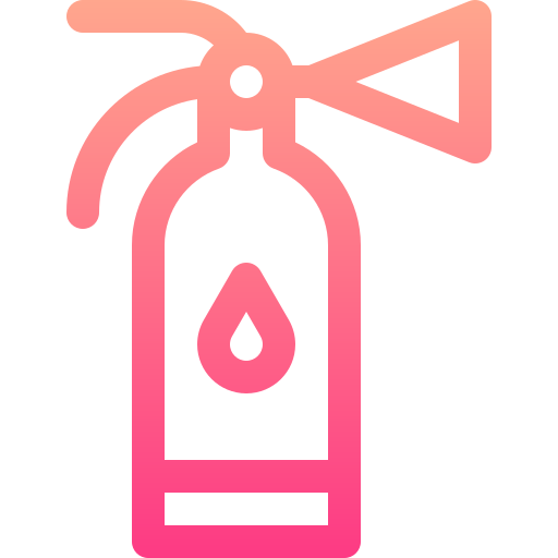 Fire extinguisher Basic Gradient Lineal color icon