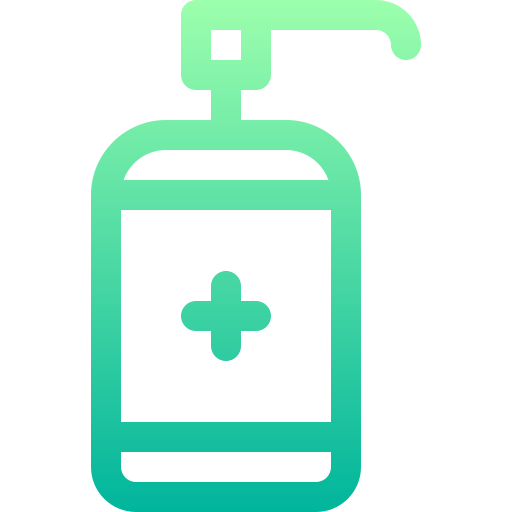 Disinfectant Basic Gradient Lineal color icon