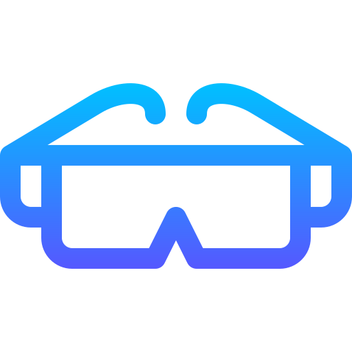 Goggles Basic Gradient Lineal color icon