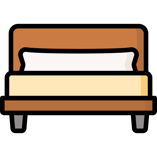 doppelbett Special Lineal color icon