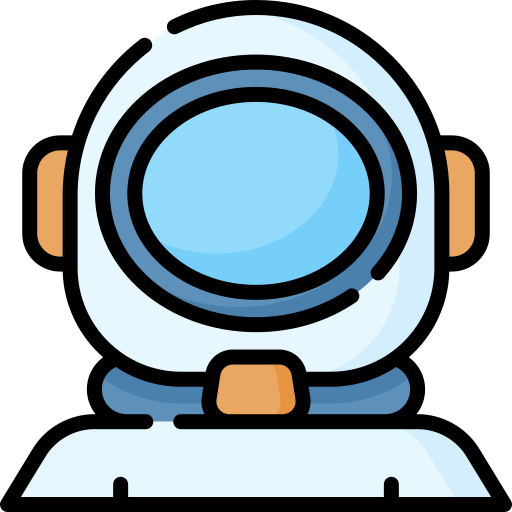 Astronaut helmet Special Lineal color icon