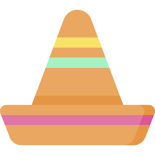 sombrero mexicano Special Flat icono