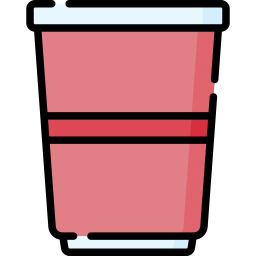 Plastic cup Special Lineal color icon