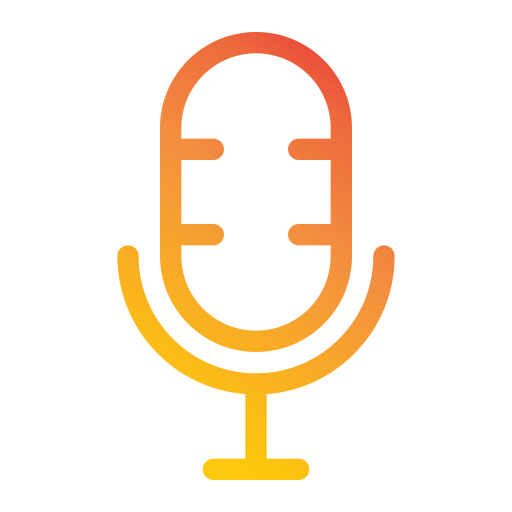 Microphone Generic Gradient icon