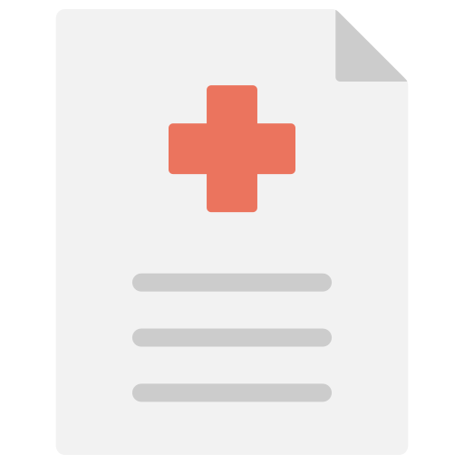 raport medyczny Generic Flat ikona