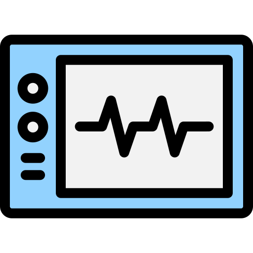 Ekg monitor Generic Outline Color icon