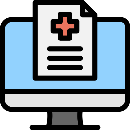 의료 기록 Generic Outline Color icon