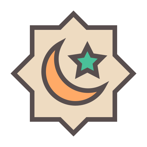 Moon and stars Generic Outline Color icon