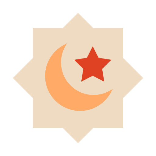 luna y estrellas Generic Flat icono