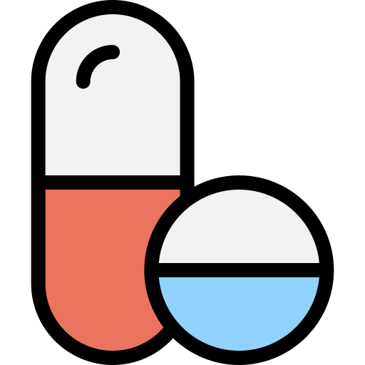 薬 Generic Outline Color icon