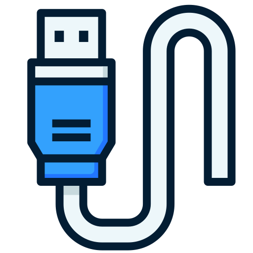 usb-kabel Generic Outline Color icoon