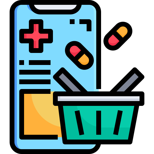 farmacia online Justicon Lineal Color icono
