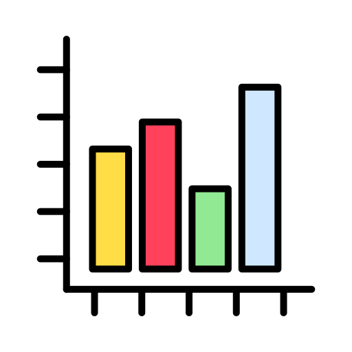groei grafiek Generic Outline Color icoon
