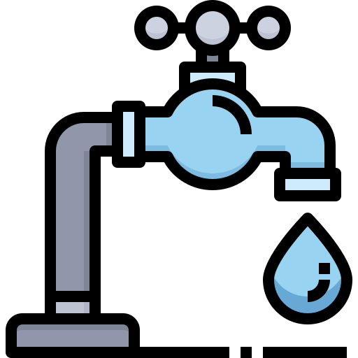 Save water Justicon Lineal Color icon