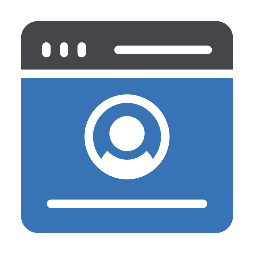 Web browser Generic Blue icon