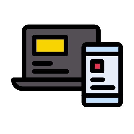 transferencia de archivos Vector Stall Lineal Color icono