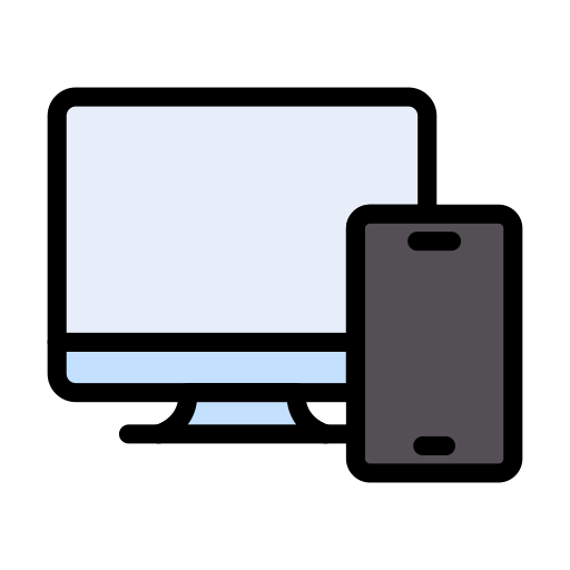 Data transfer Vector Stall Lineal Color icon