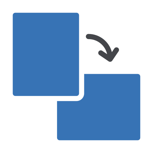 File transfer Generic Blue icon