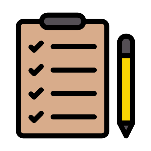 List Vector Stall Lineal Color icon