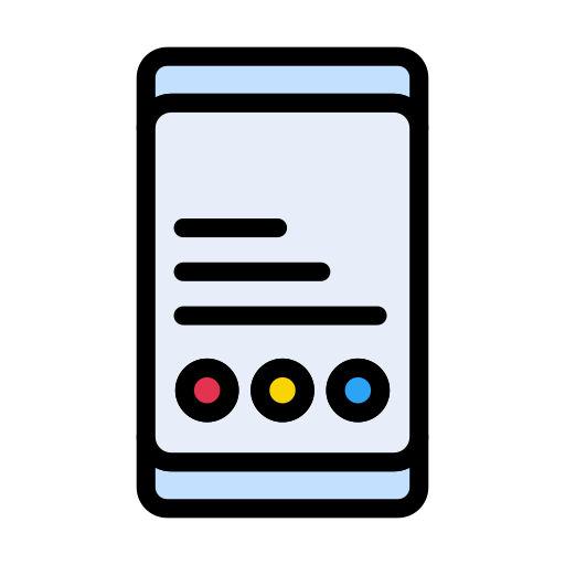 User interface Vector Stall Lineal Color icon