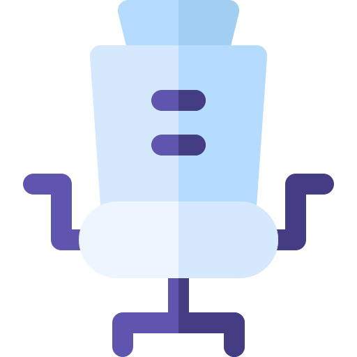 Office chair Basic Rounded Flat icon