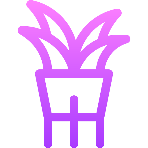 植木鉢 Basic Gradient Lineal color icon